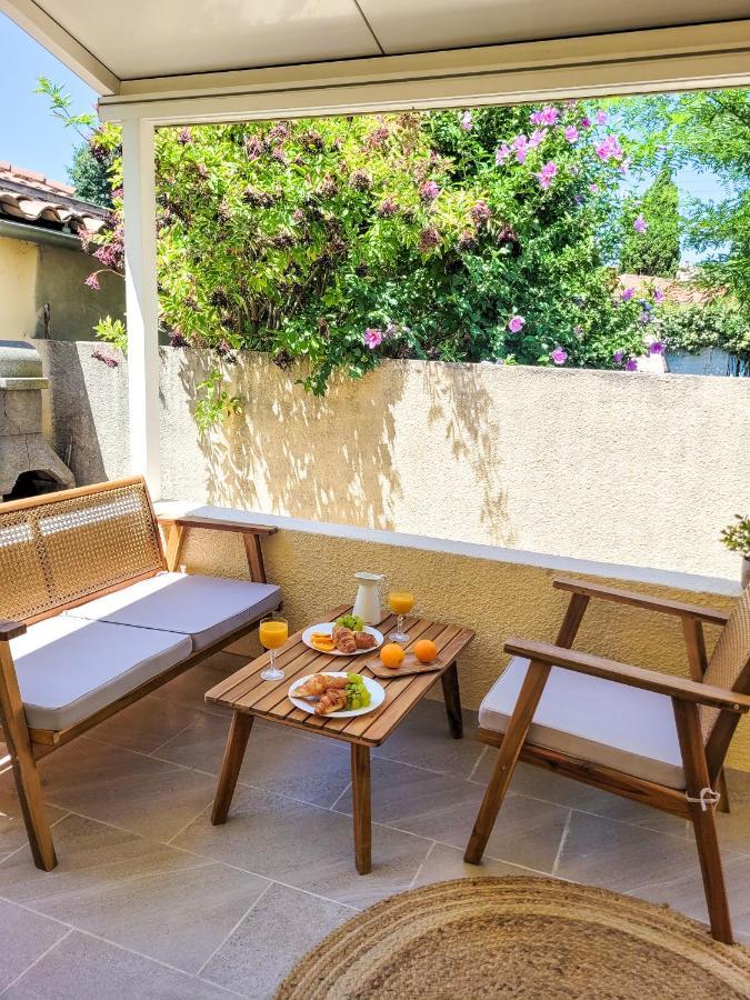 Studio Double Climatise Avec Terrasse - Proche Tram & Centre Montpellier Eksteriør billede
