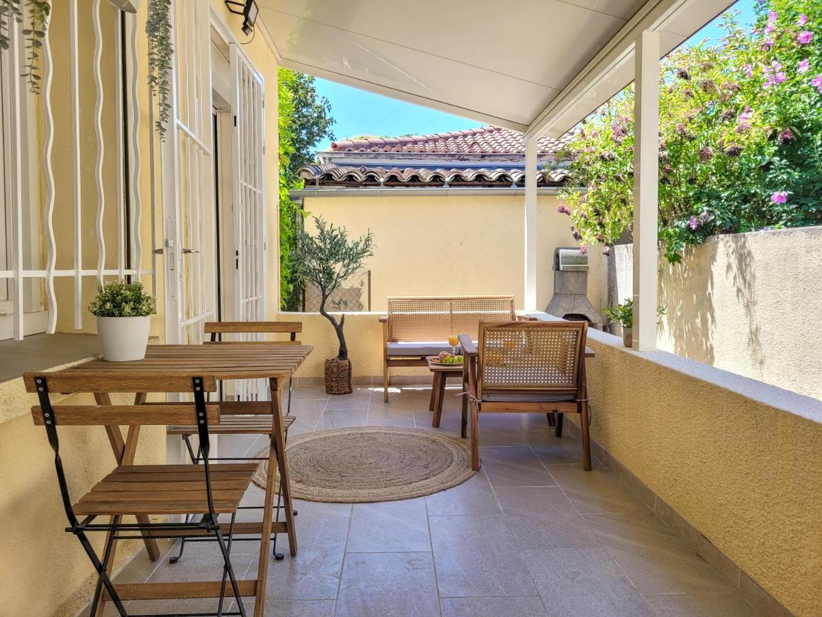 Studio Double Climatise Avec Terrasse - Proche Tram & Centre Montpellier Eksteriør billede